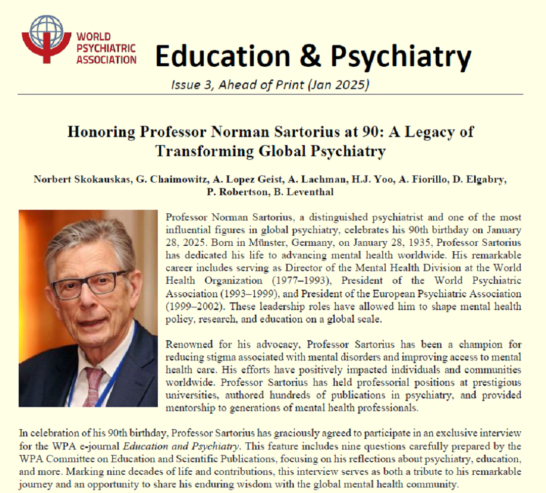 Education & Psychiatry Cover